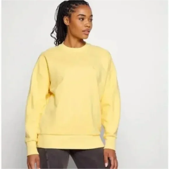Sweaty Betty 'Essentials' Sweatshirt in RIVIERA YELLOW Size M - Picture 1 of 8
